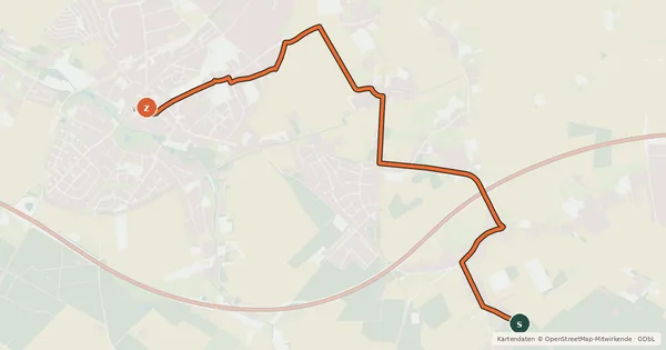 Kartenübersicht der Radroute Radroute 03-24