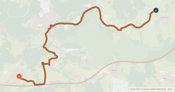 Kartenübersicht der Radroute Radroute 04-30