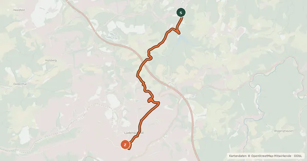 Kartenübersicht der Radroute Radroute 05-06