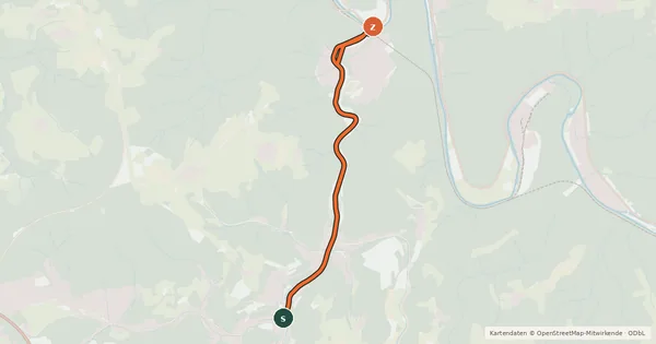 Kartenübersicht der Radroute Radroute 05-59