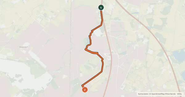 Kartenübersicht der Radroute Radroute 07-16