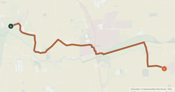 Kartenübersicht der Radroute Radroute 08-11