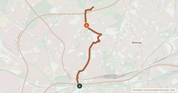 Kartenübersicht der Radroute Radroute 09-16
