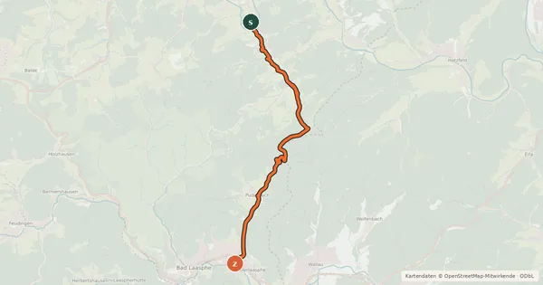 Kartenübersicht der Radroute Radroute 09-23