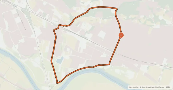 Kartenübersicht der Radroute Radroute 1
