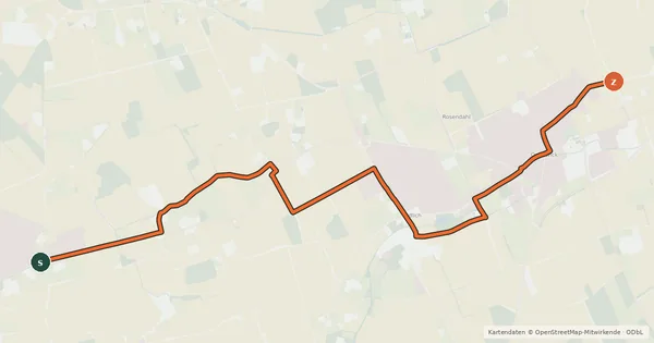 Kartenübersicht der Radroute Radroute 1-30