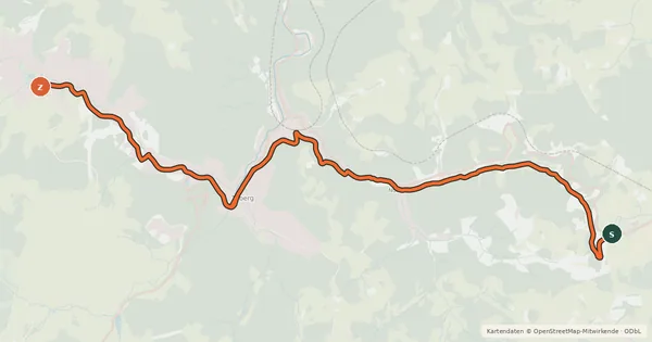 Kartenübersicht der Radroute Radroute 10-11