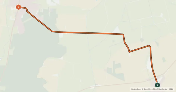 Kartenübersicht der Radroute Radroute 10-30