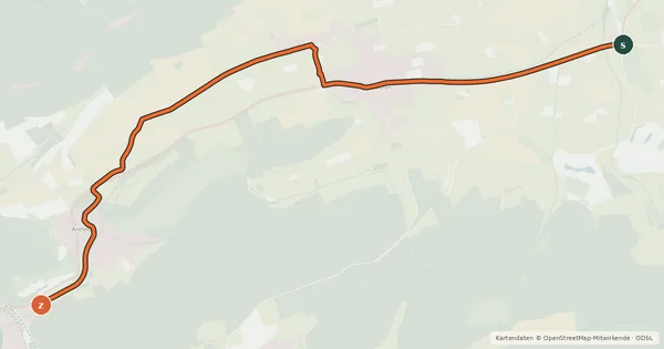 Kartenübersicht der Radroute Radroute 11-17