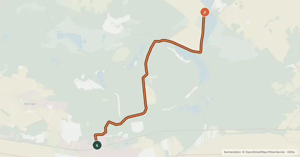 Kartenübersicht der Radroute Radroute 11-44