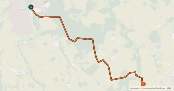 Kartenübersicht der Radroute Radroute 12-19