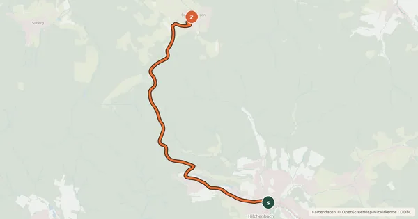 Kartenübersicht der Radroute Radroute 12-30