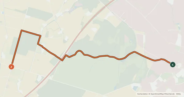Kartenübersicht der Radroute Radroute 12-94