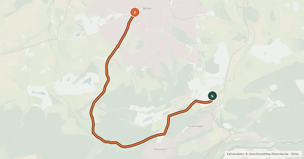 Kartenübersicht der Radroute Radroute 13-48