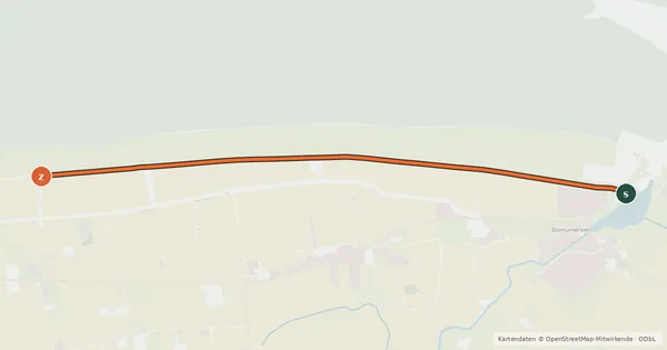 Kartenübersicht der Radroute Radroute 14 - 20