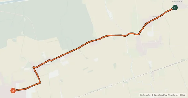 Kartenübersicht der Radroute Radroute 14-24