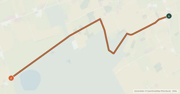 Kartenübersicht der Radroute Radroute 14-33