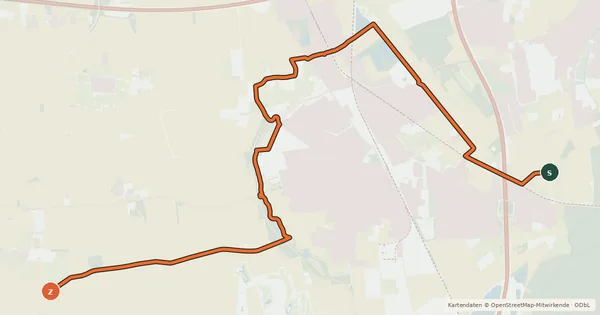 Kartenübersicht der Radroute Radroute 14-75