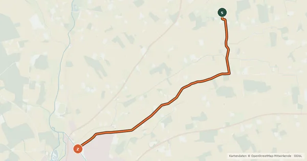 Kartenübersicht der Radroute Radroute 15-24