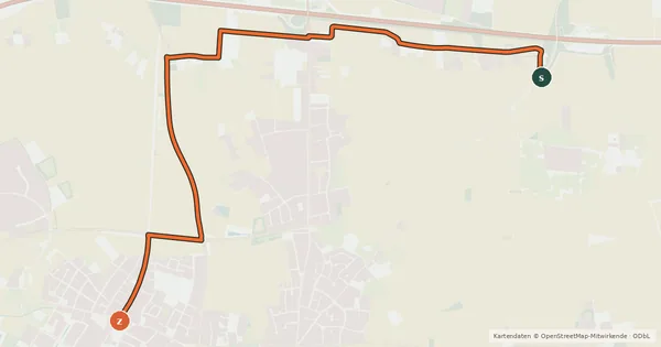 Kartenübersicht der Radroute Radroute 15-78