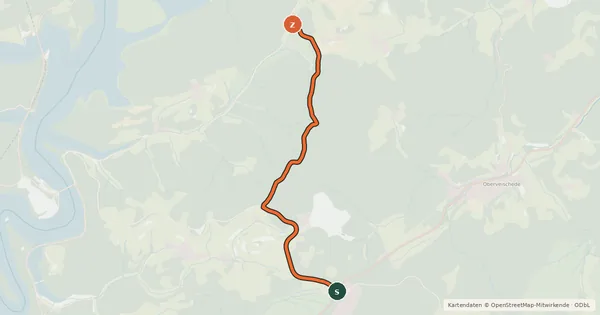 Kartenübersicht der Radroute Radroute 18-26