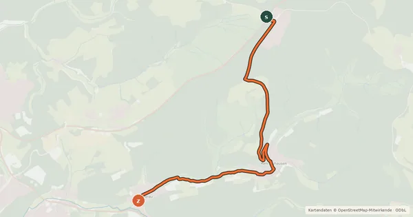 Kartenübersicht der Radroute Radroute 18-28