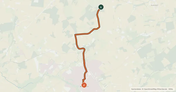 Kartenübersicht der Radroute Radroute 19-31