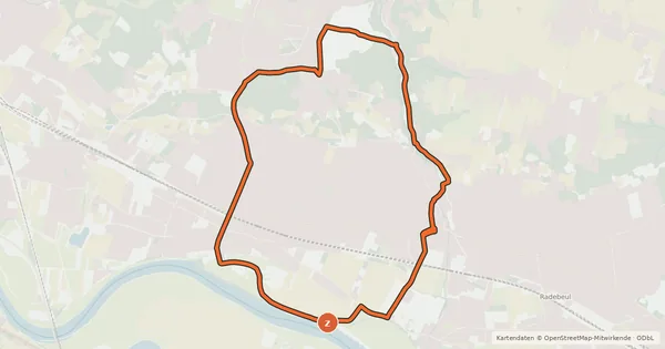 Kartenübersicht der Radroute Radroute 2