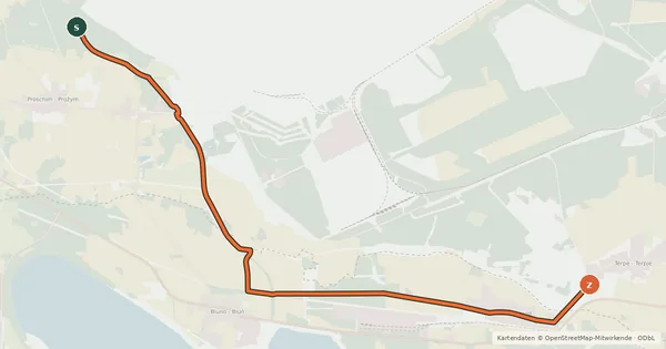 Kartenübersicht der Radroute Radroute 2-3