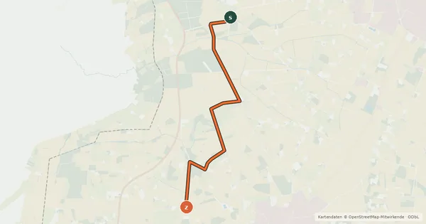 Kartenübersicht der Radroute Radroute 20-23