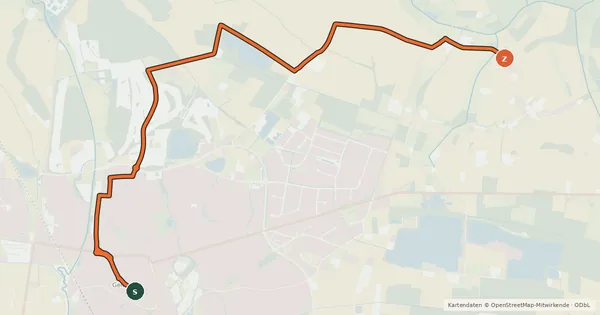 Kartenübersicht der Radroute Radroute 20-82