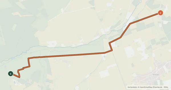 Kartenübersicht der Radroute Radroute 21-44