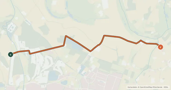 Kartenübersicht der Radroute Radroute 21-82