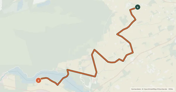Kartenübersicht der Radroute Radroute 22-97