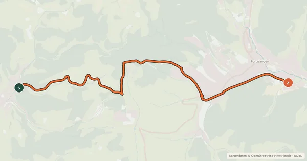 Kartenübersicht der Radroute Radroute 23-24