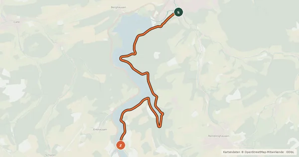 Kartenübersicht der Radroute Radroute 23-27