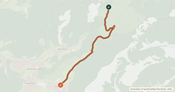Kartenübersicht der Radroute Radroute 24-26