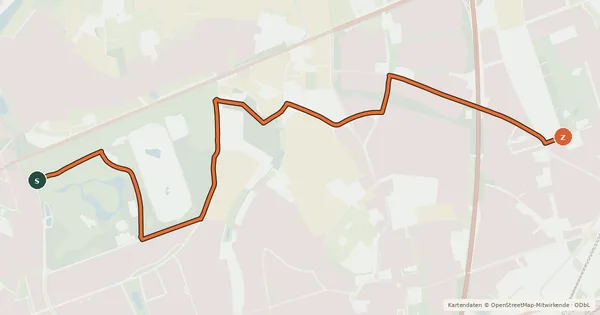 Kartenübersicht der Radroute Radroute 24-92