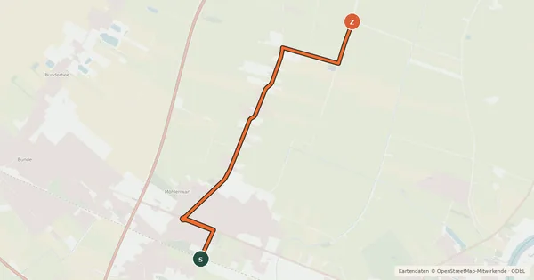 Kartenübersicht der Radroute Radroute 26-29