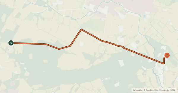 Kartenübersicht der Radroute Radroute 26-42
