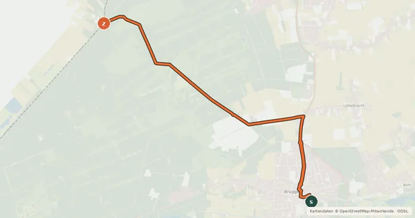 Kartenübersicht der Radroute Radroute 27-53