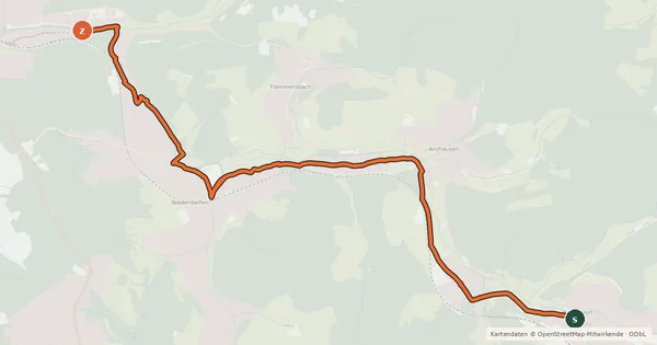 Kartenübersicht der Radroute Radroute 28-29