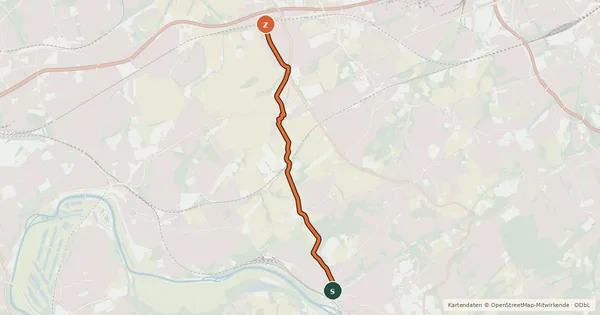 Kartenübersicht der Radroute Radroute 28-50