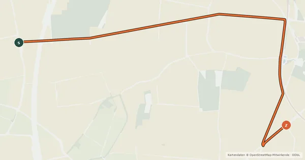 Kartenübersicht der Radroute Radroute 28-93