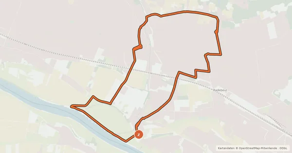 Kartenübersicht der Radroute Radroute 3