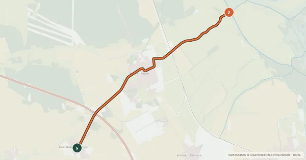 Kartenübersicht der Radroute Radroute 3-31