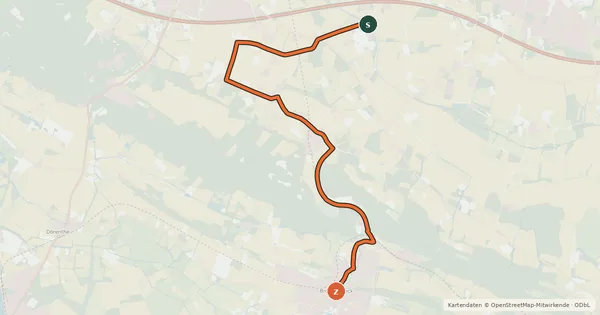 Kartenübersicht der Radroute Radroute 3-35