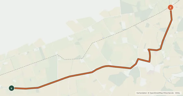Kartenübersicht der Radroute Radroute 32-40