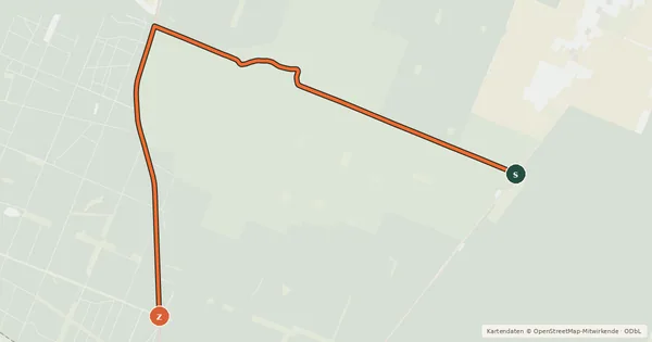 Kartenübersicht der Radroute Radroute 34-56
