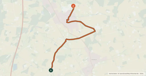 Kartenübersicht der Radroute Radroute 35-88